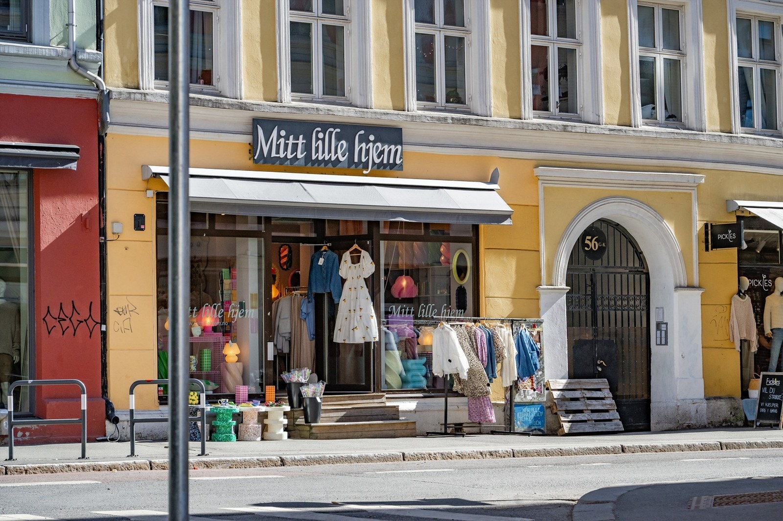 Grünerløkka er kjent for sine mange nisjebutikker, matopplevelser, parker og markeder. Galleribilde