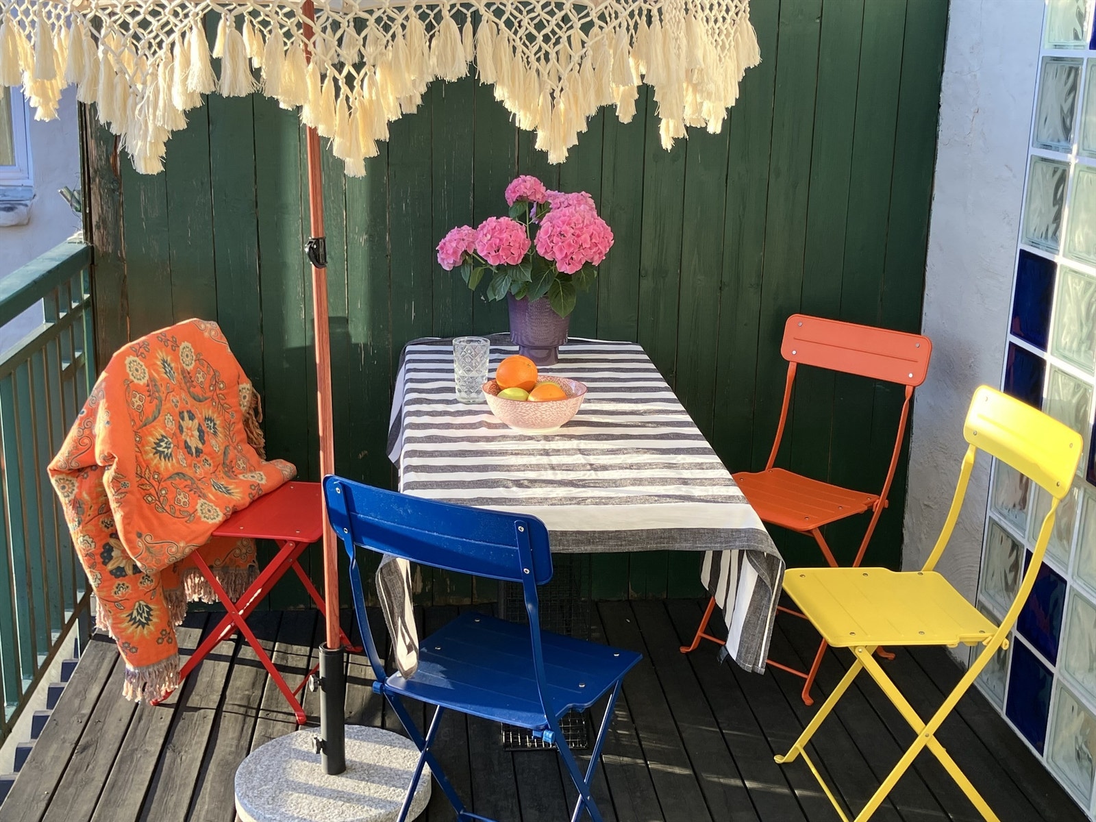 Vestvendt balkong på hele 7 kvm. Galleribilde