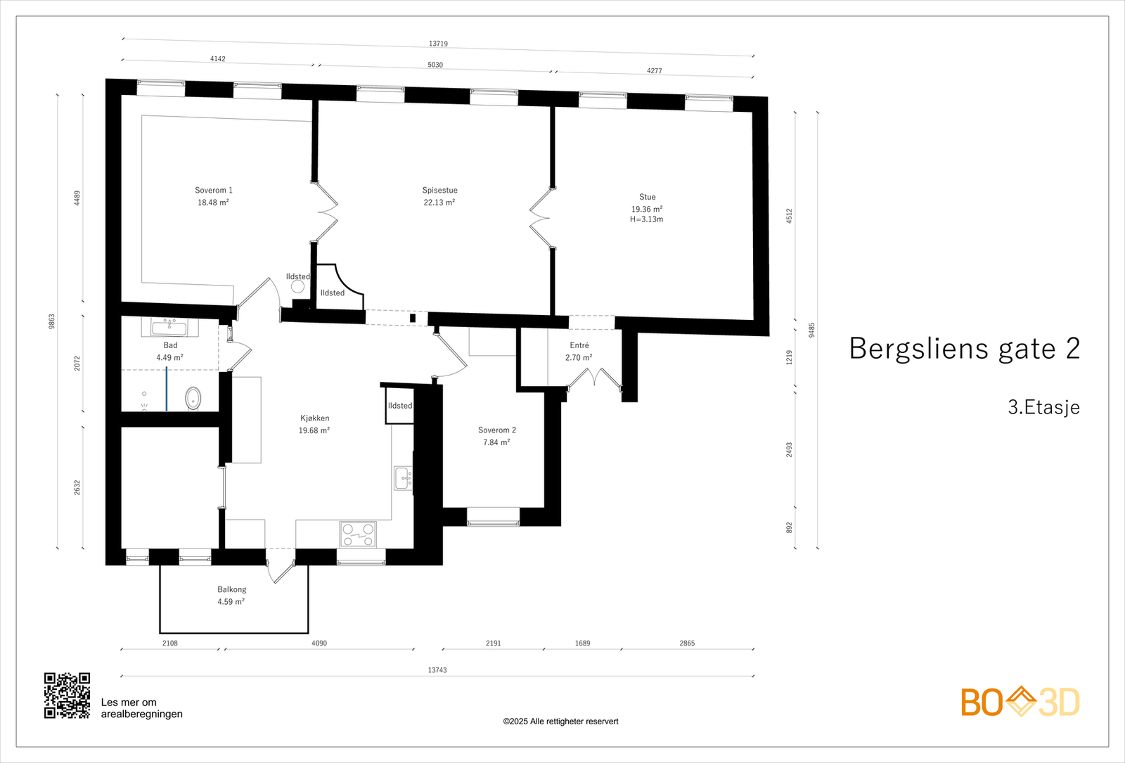 Plantegning. Galleribilde