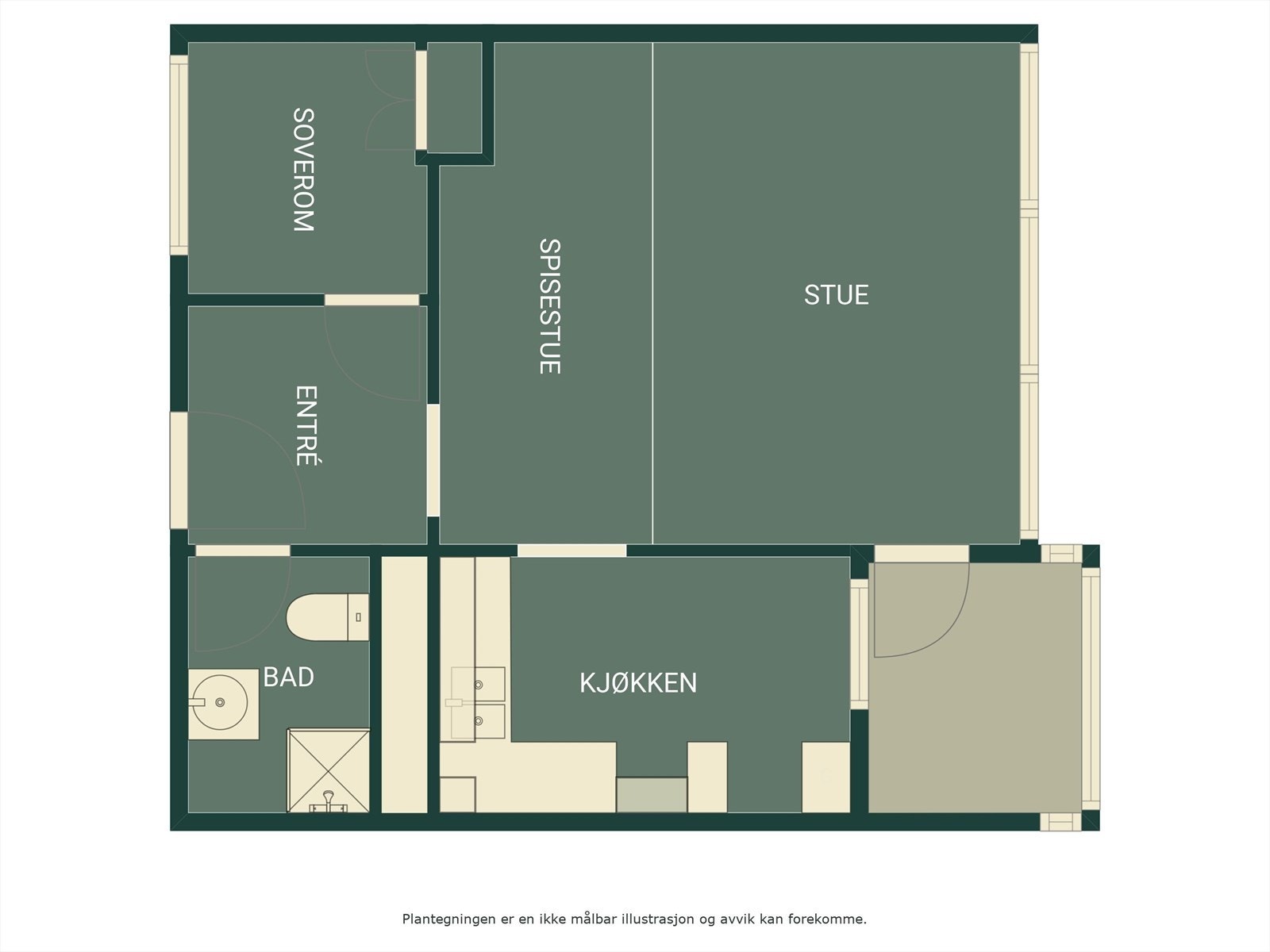 Plantegning Heimdals gate 5! Galleribilde