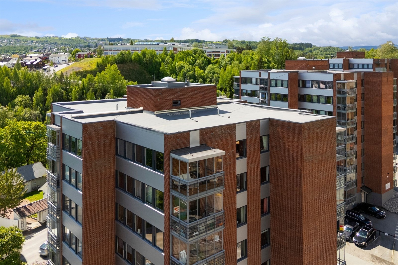 Dronebilde Galleribilde