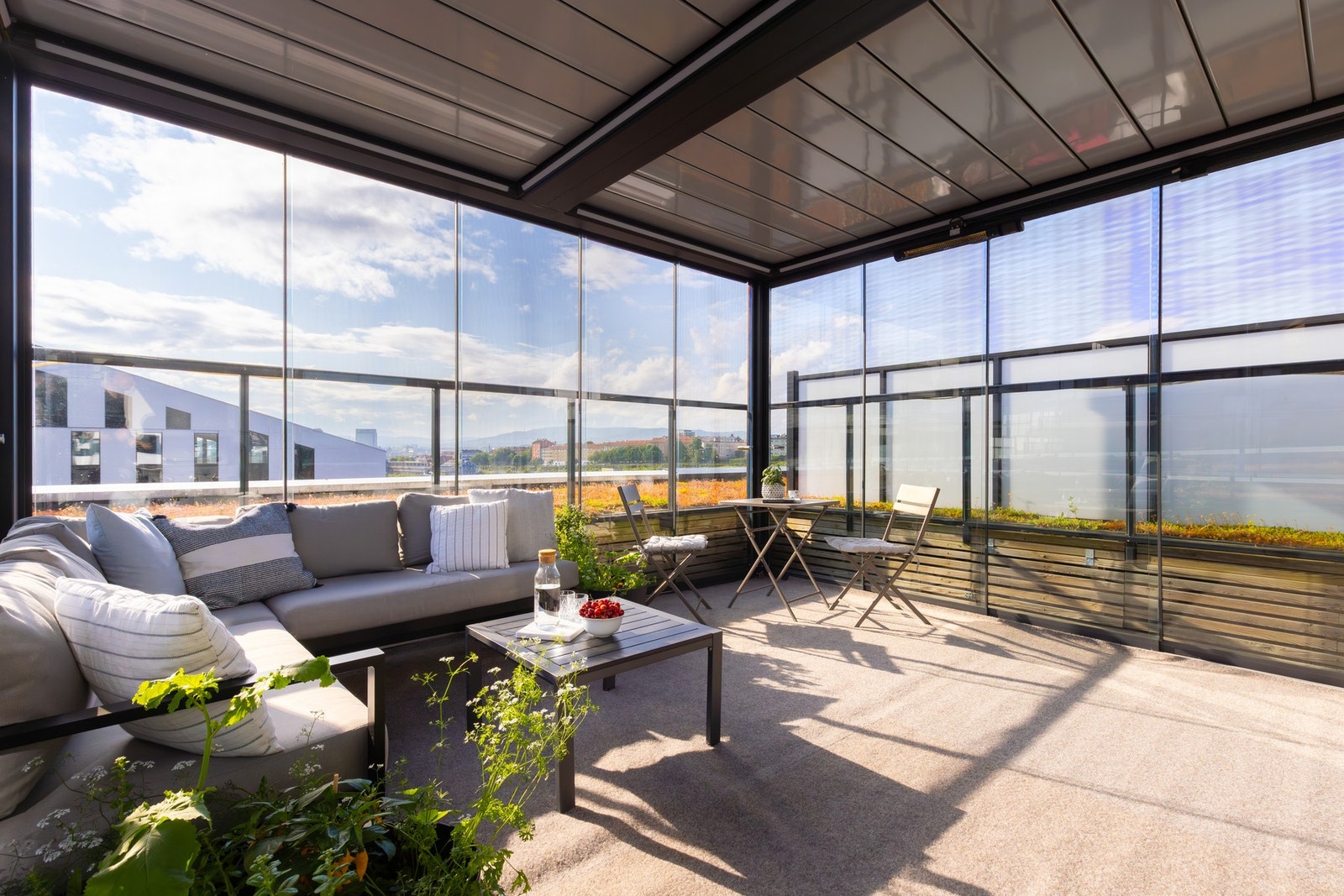 Her blir drømmen om utestue virkelighet. Galleribilde