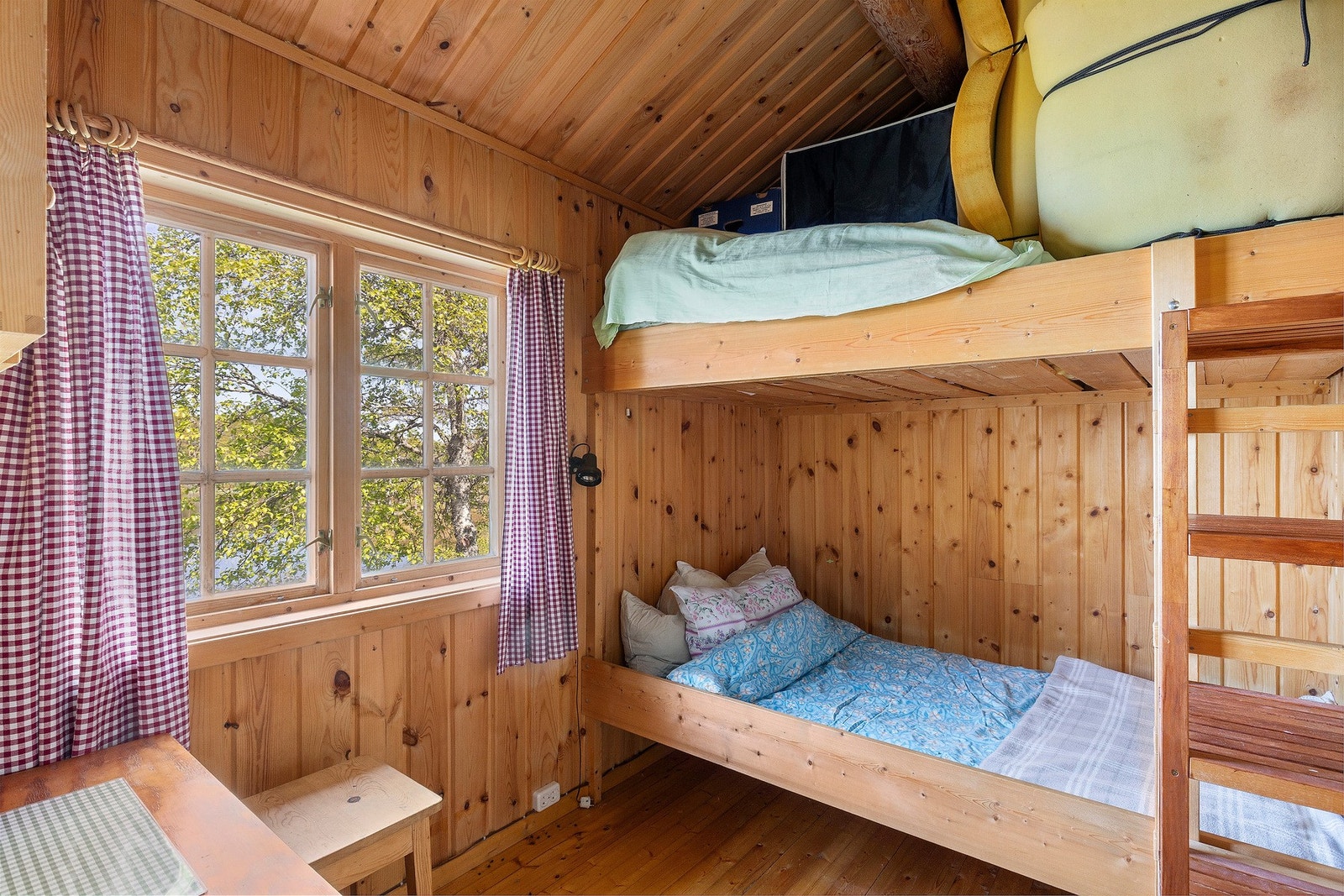 Soverom vendt ut mot tjønna på 5,5 kvm. Galleribilde