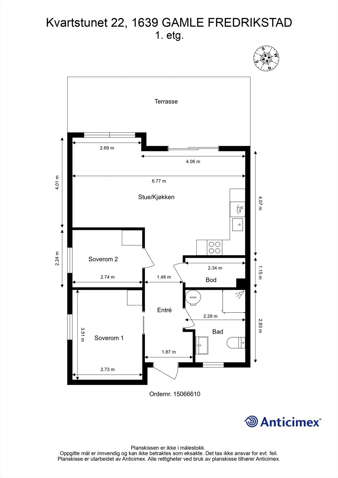 Veiledende planskisse. Galleribilde