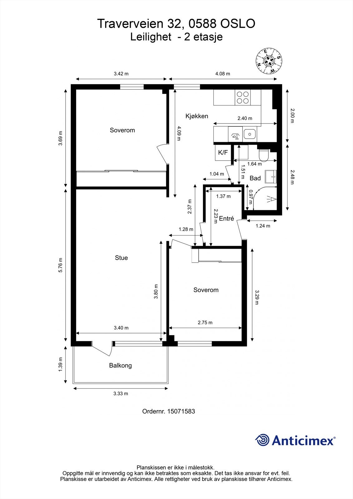 Plantegning Galleribilde