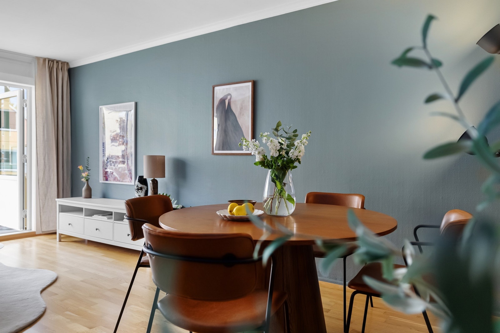 Stuen ble malt opp i 2025. Galleribilde