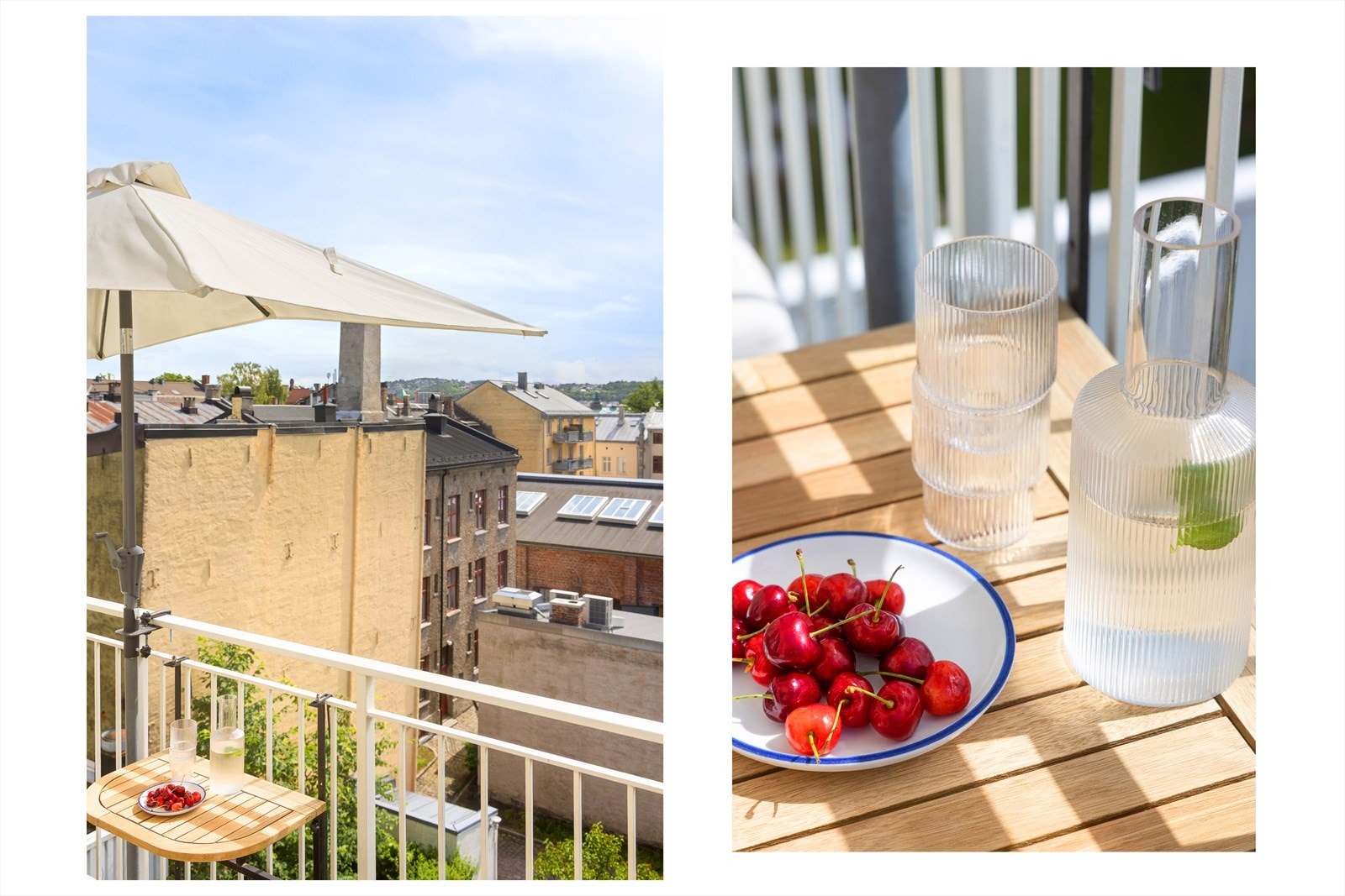 - Det er sol på balkongen fra kl: 09-19, ifølge selger - Galleribilde