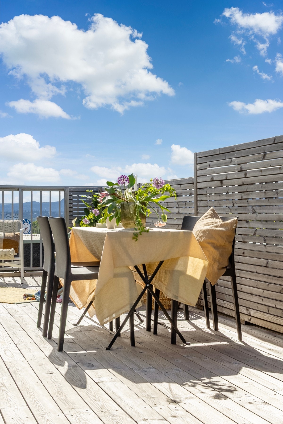 Her har du god plass til både lounge-gruppe, spisebord, grill og øvrig ønsket innredning. Galleribilde