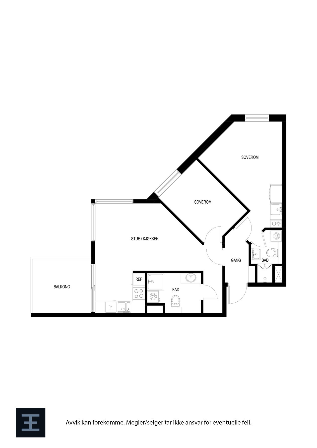 Plantegning - 2. etasje. Galleribilde