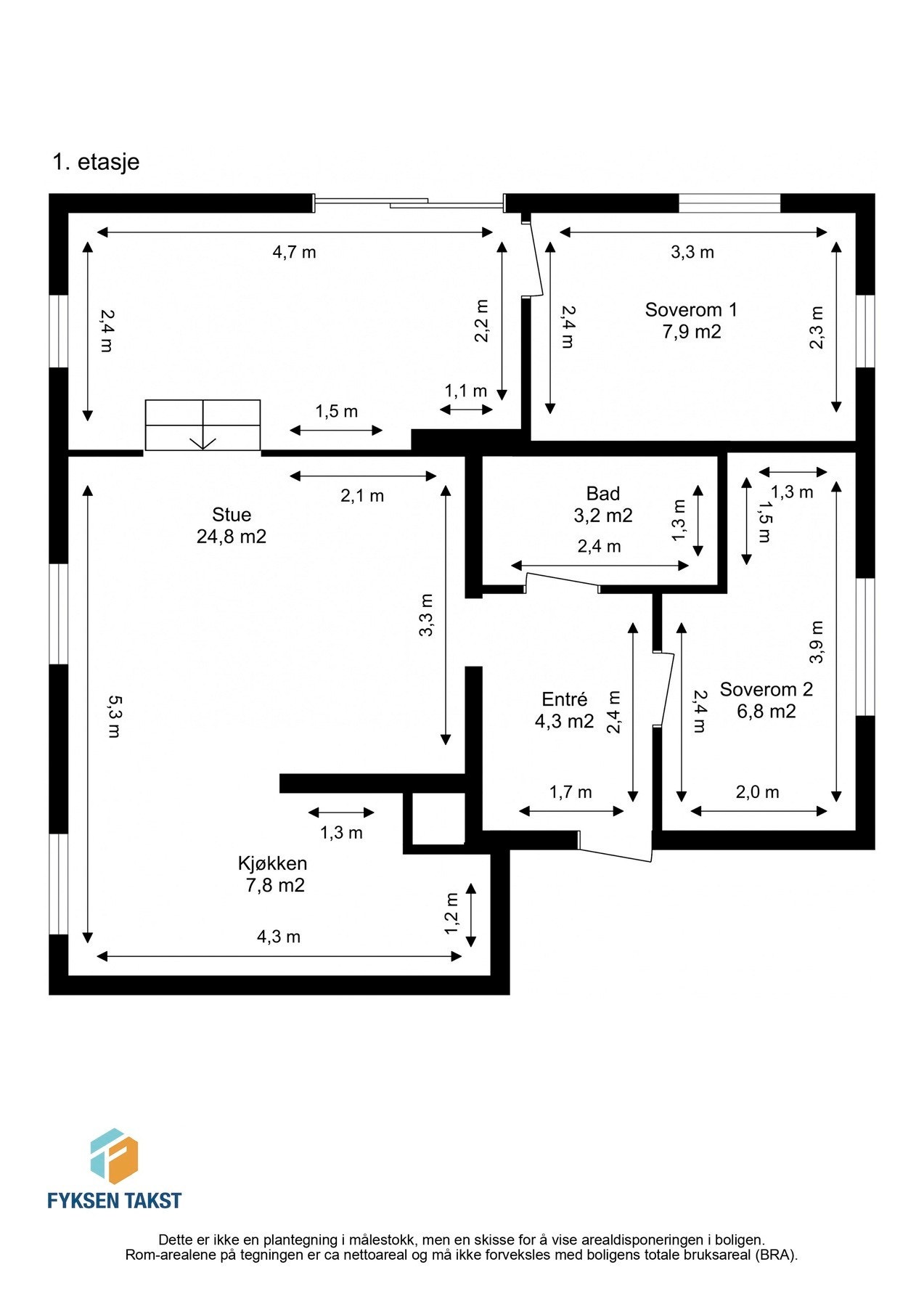 Planskisse. Galleribilde