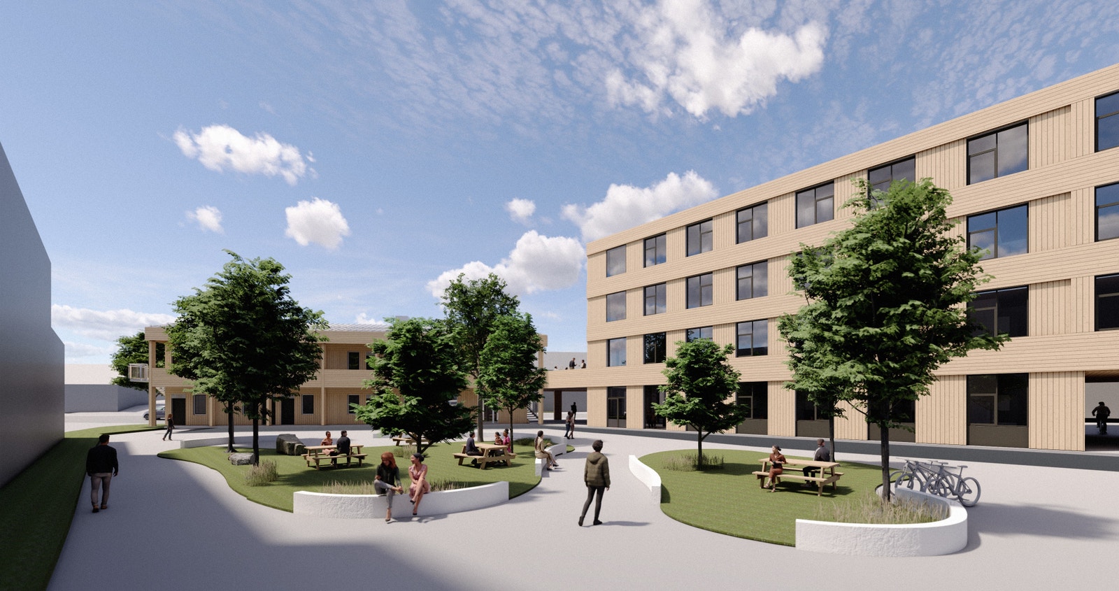 Databilde bakgård Galleribilde