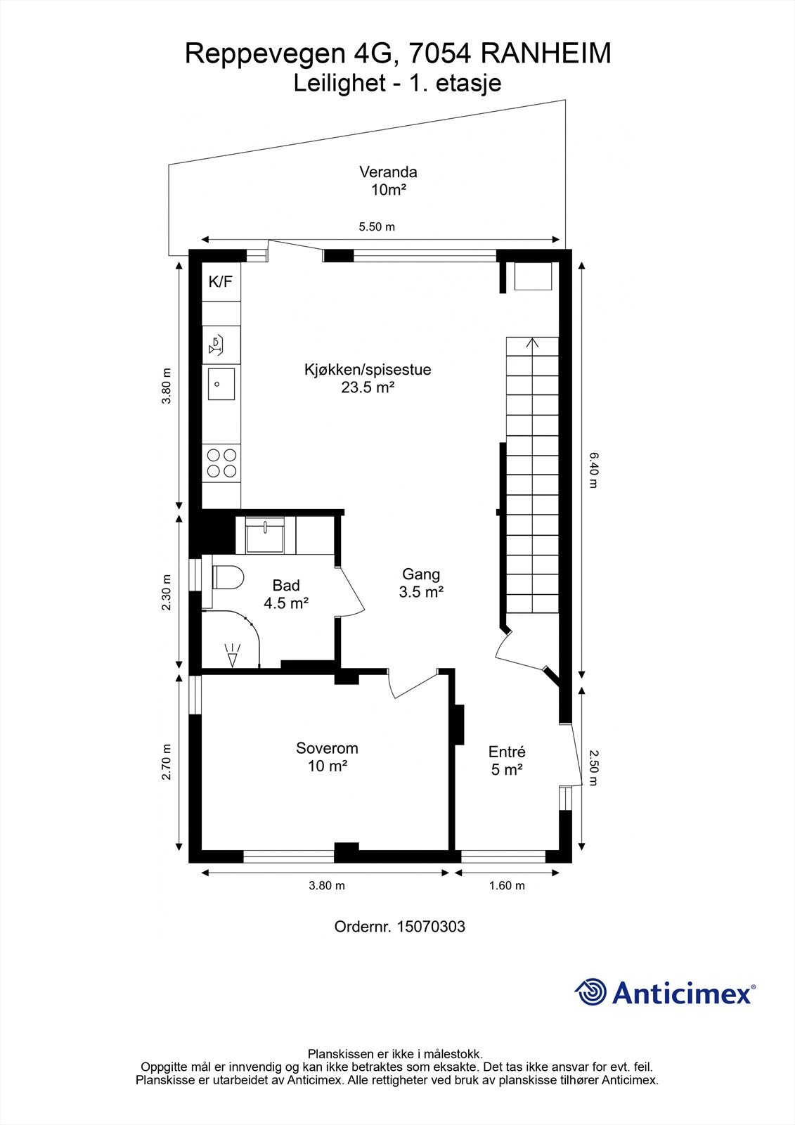 Plantegning 1. etasje Galleribilde
