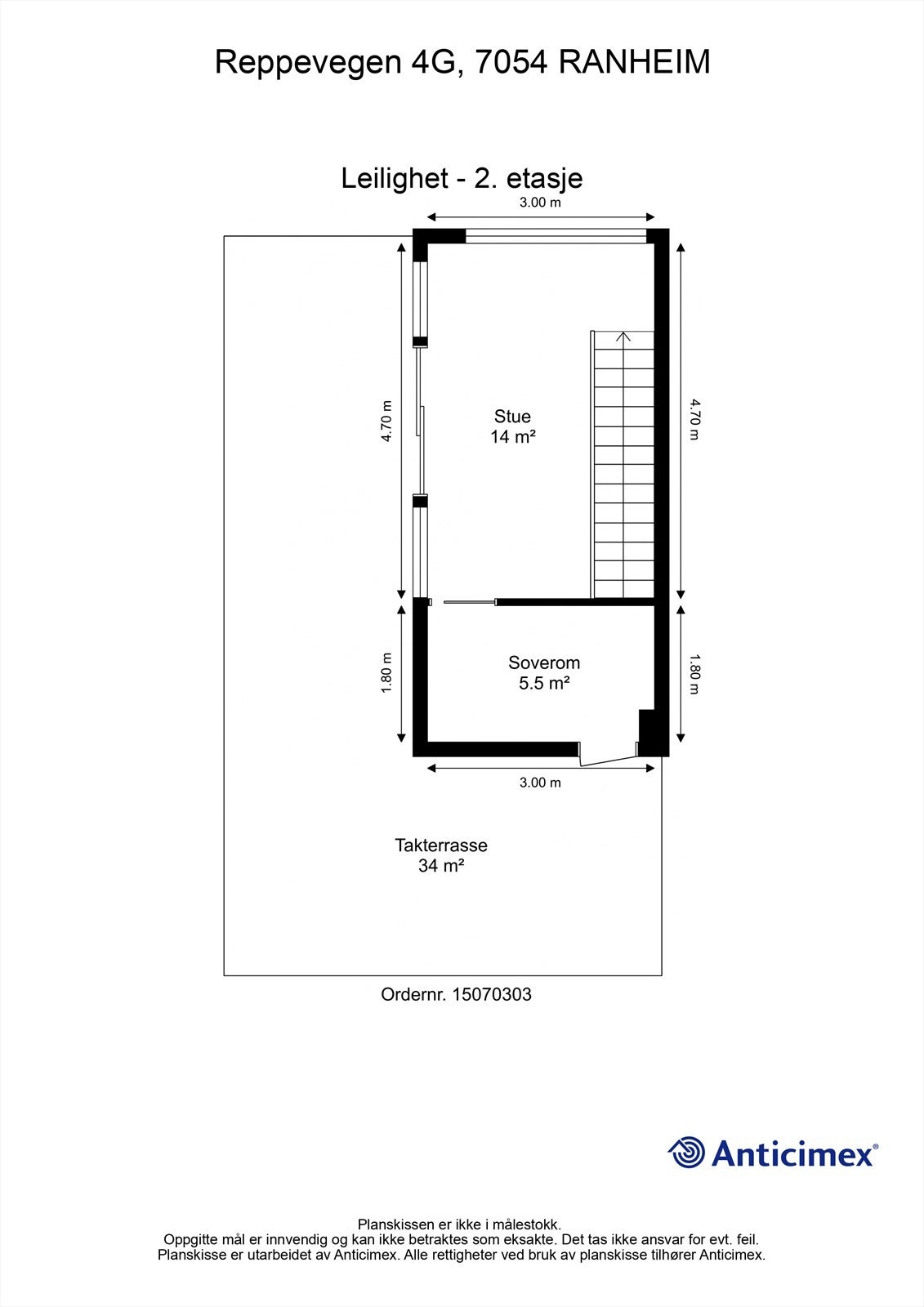 Plantegning 2. etasje Galleribilde