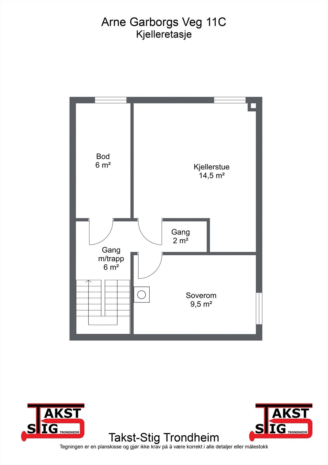 Plantegning kjeller Galleribilde