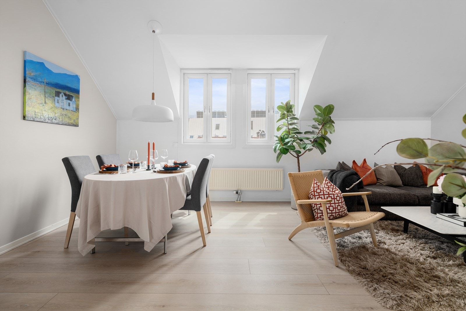 Gjennomgående toppleilighet med nybolig-kvaliteter Galleribilde