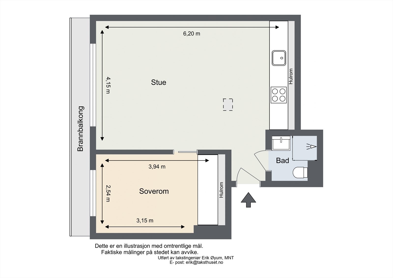 Plantegning Galleribilde