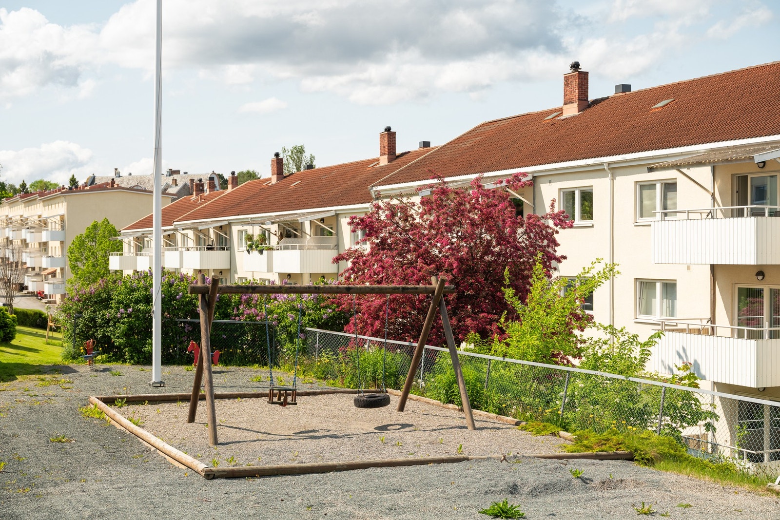 Pent opparbeidet fellesområdet for borettslaget som fritt kan benyttes. Galleribilde