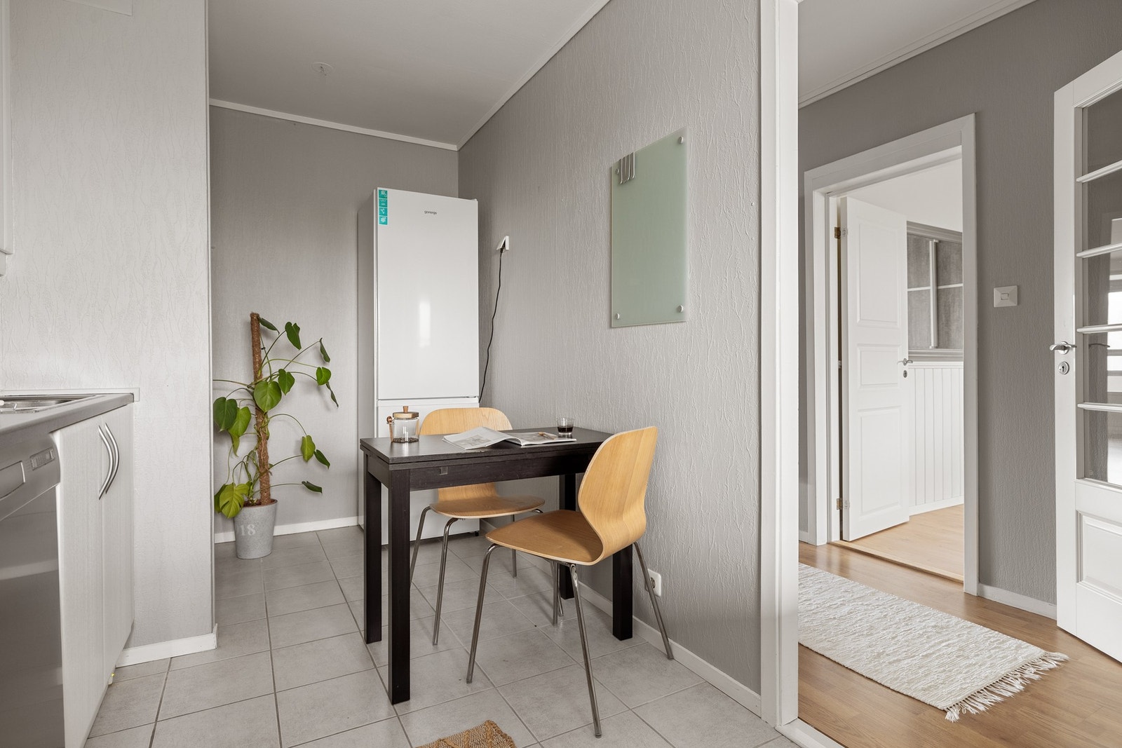 Her er det god plass til en egen spisegruppe. Galleribilde