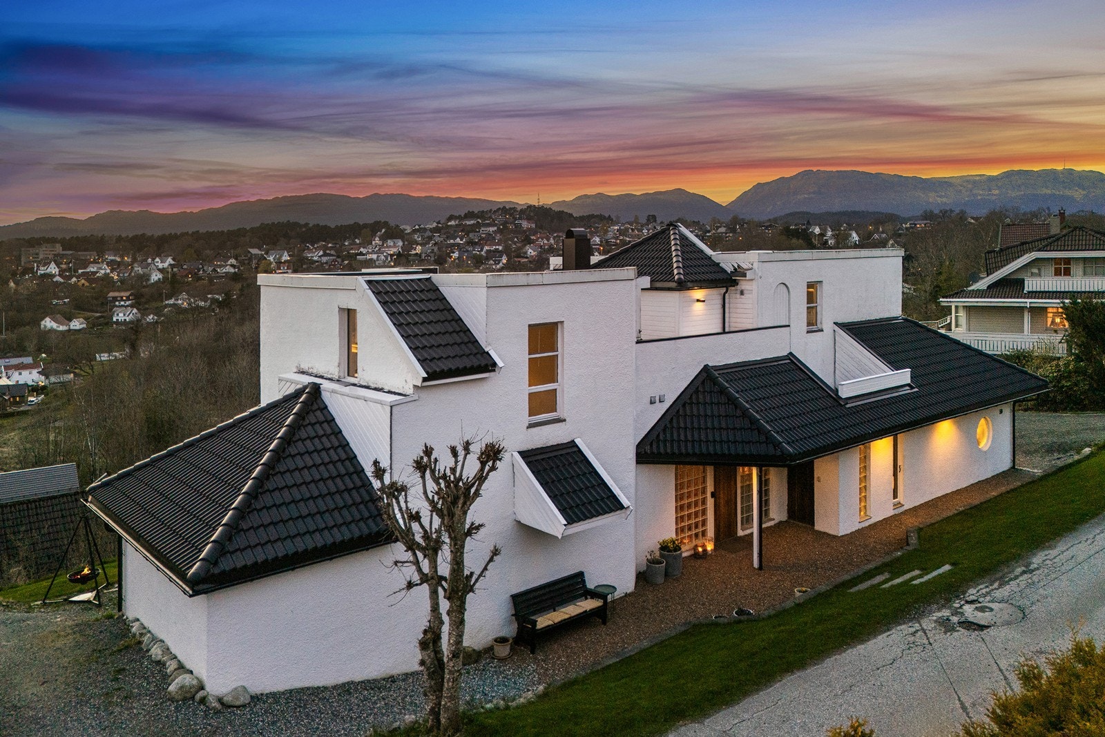 Her kan du nyte flott utsikt og gode solforhold. Galleribilde