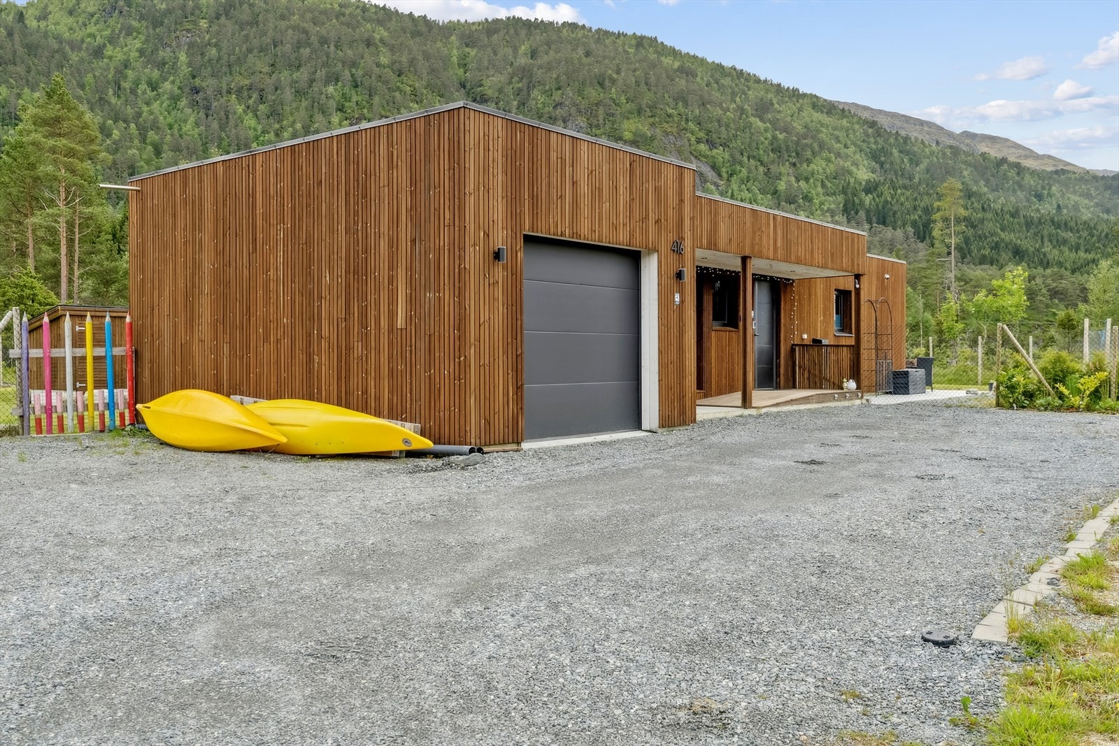 Gruset innkjørsel Galleribilde