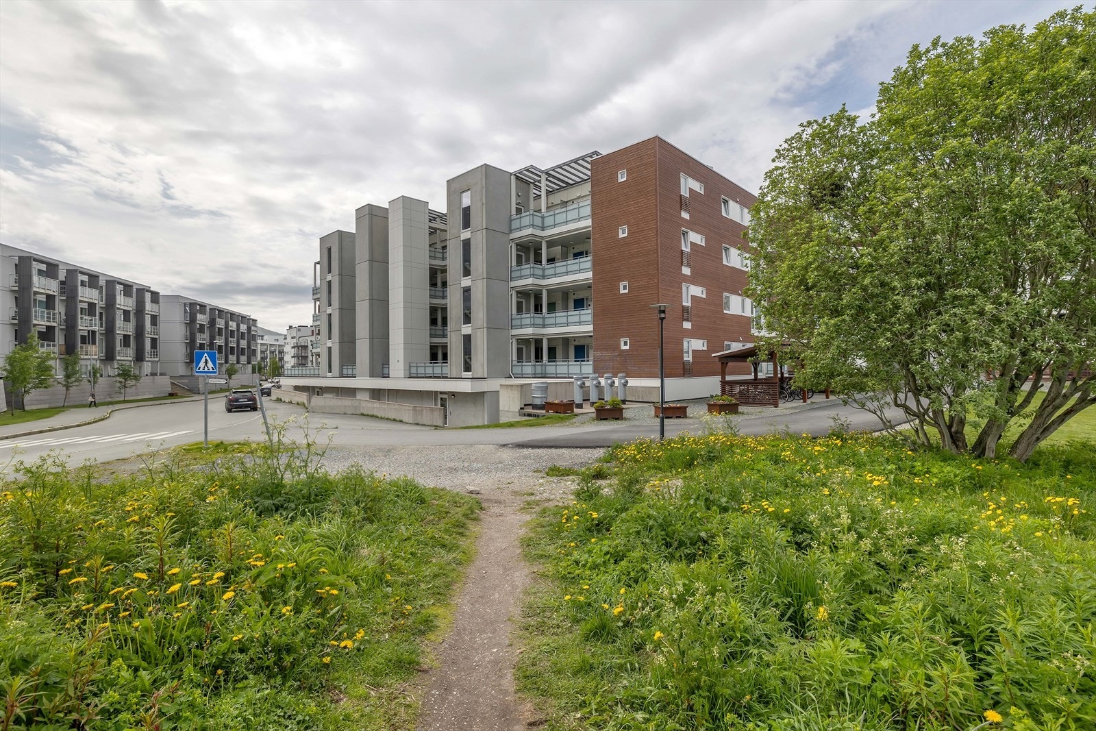 Området er populært både for studenter så vel som etablerte Galleribilde