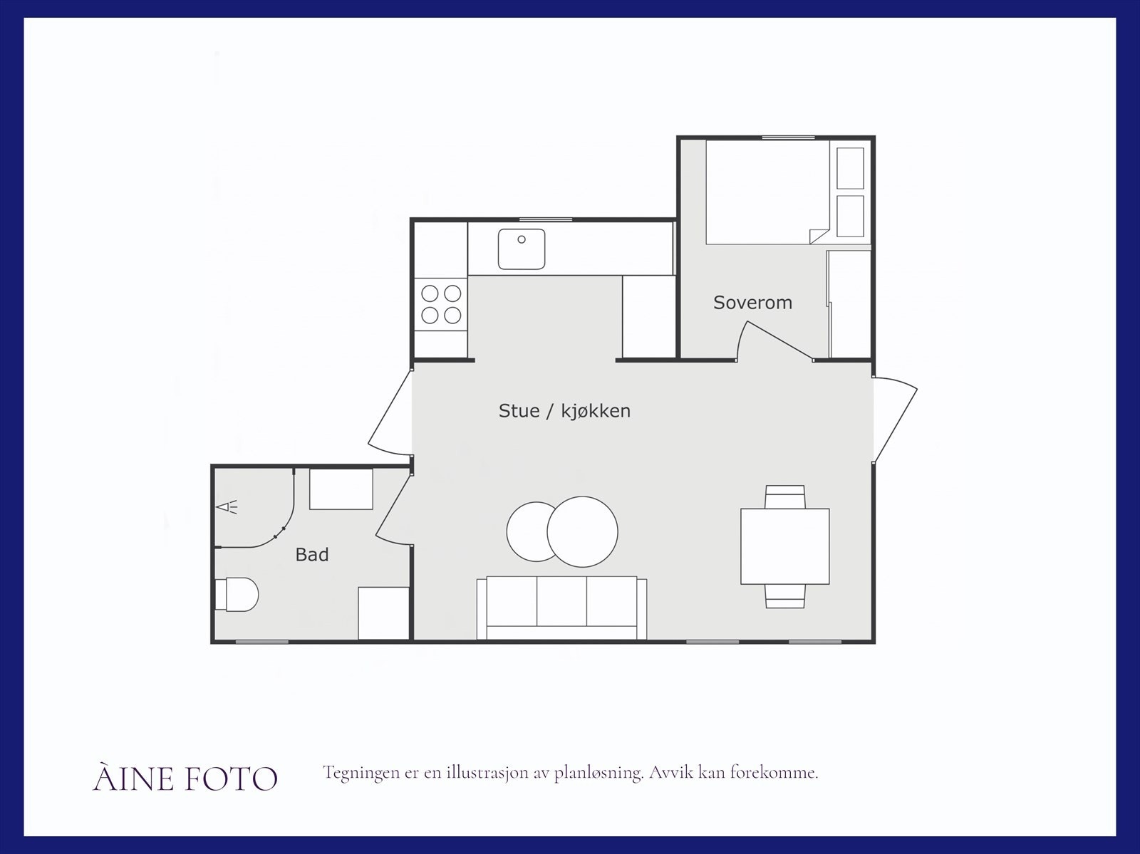 Plantegning loft Galleribilde