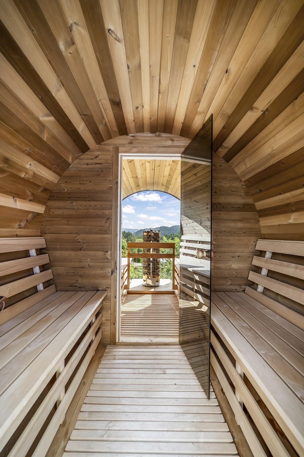 Stor badstue - etablert i 2024. Galleribilde