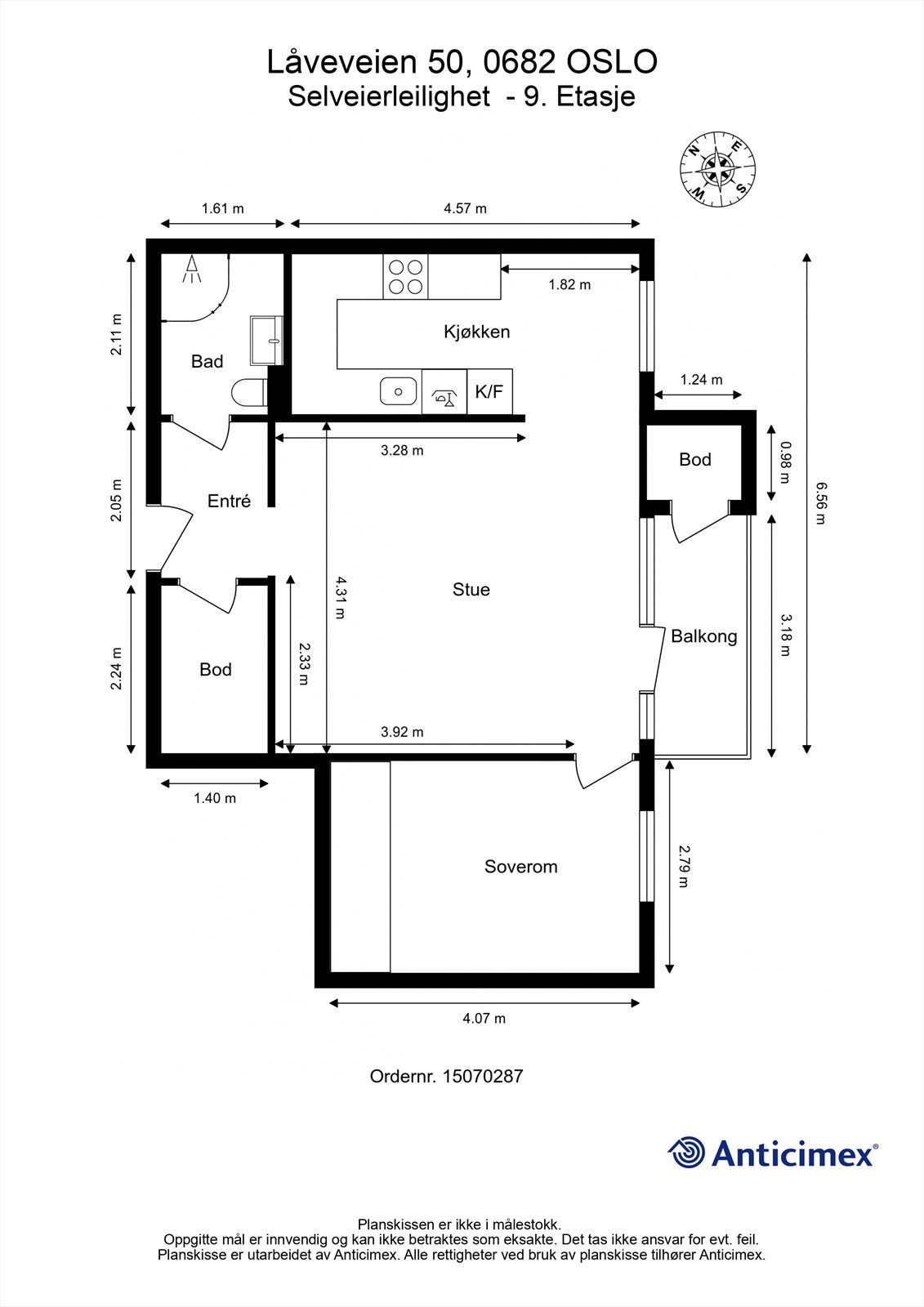 Plantegning Galleribilde