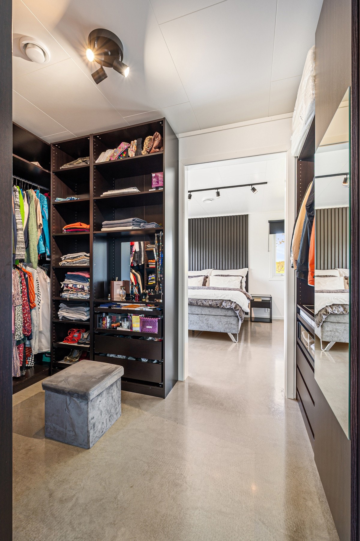 Walk-in garderobe Galleribilde