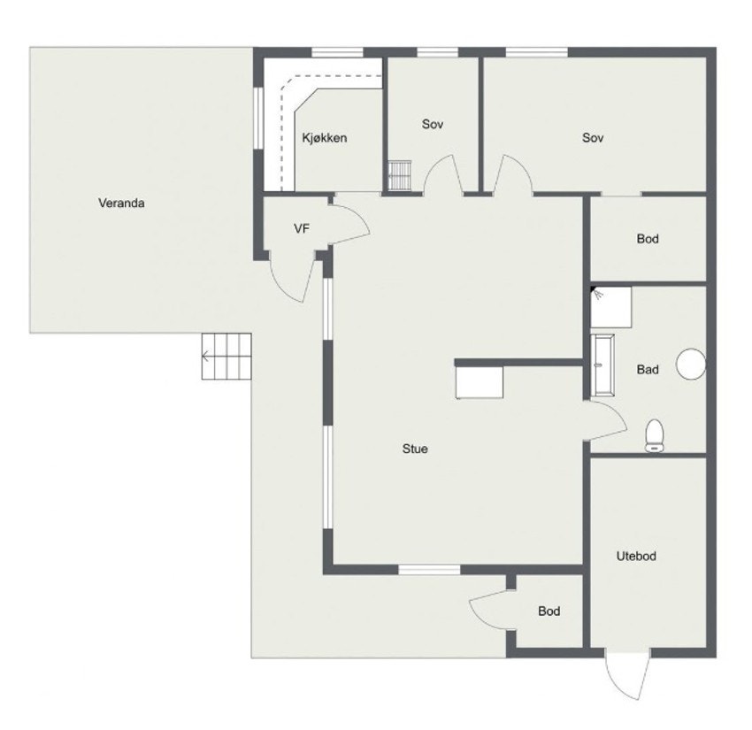 Plantegning Galleribilde