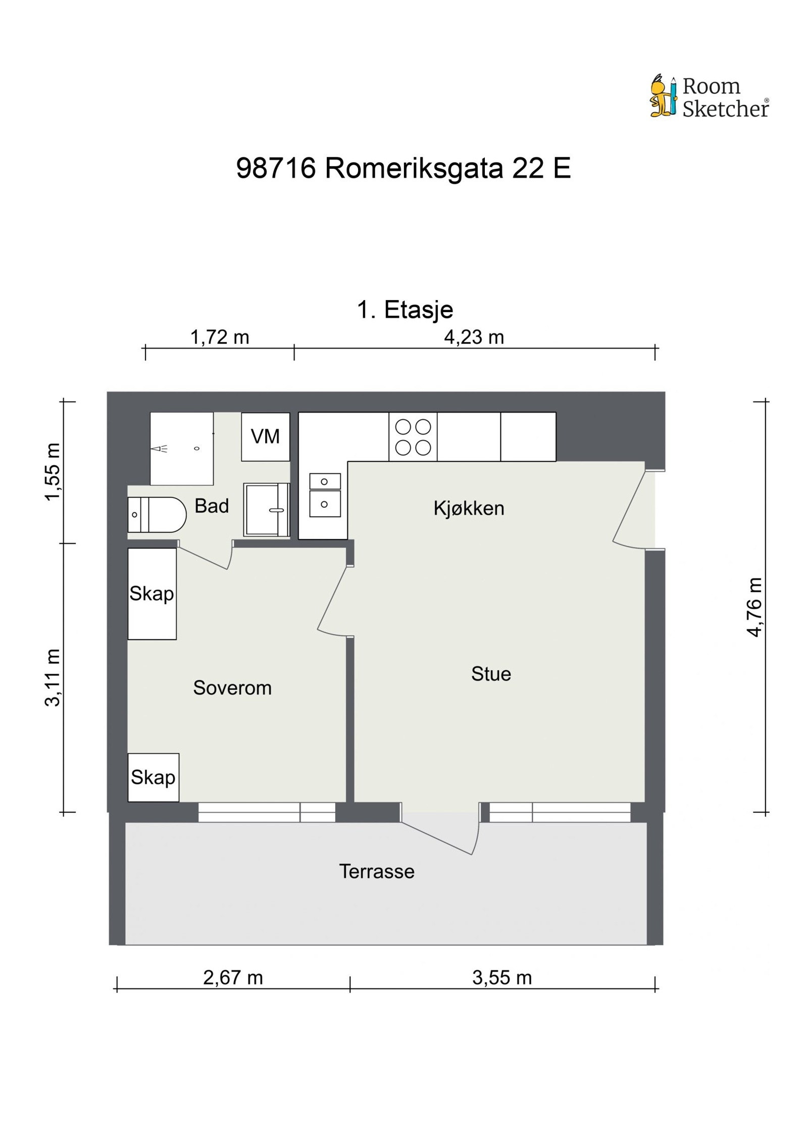 Plantegning. Galleribilde