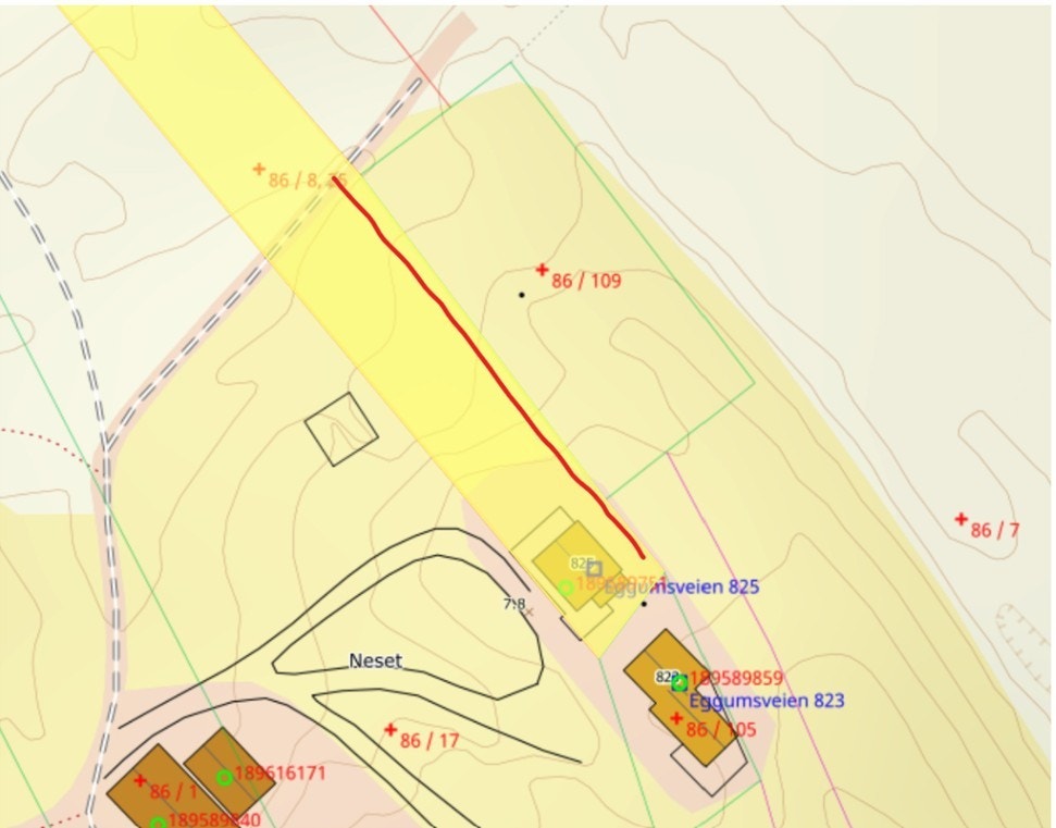 Skisse vei Galleribilde