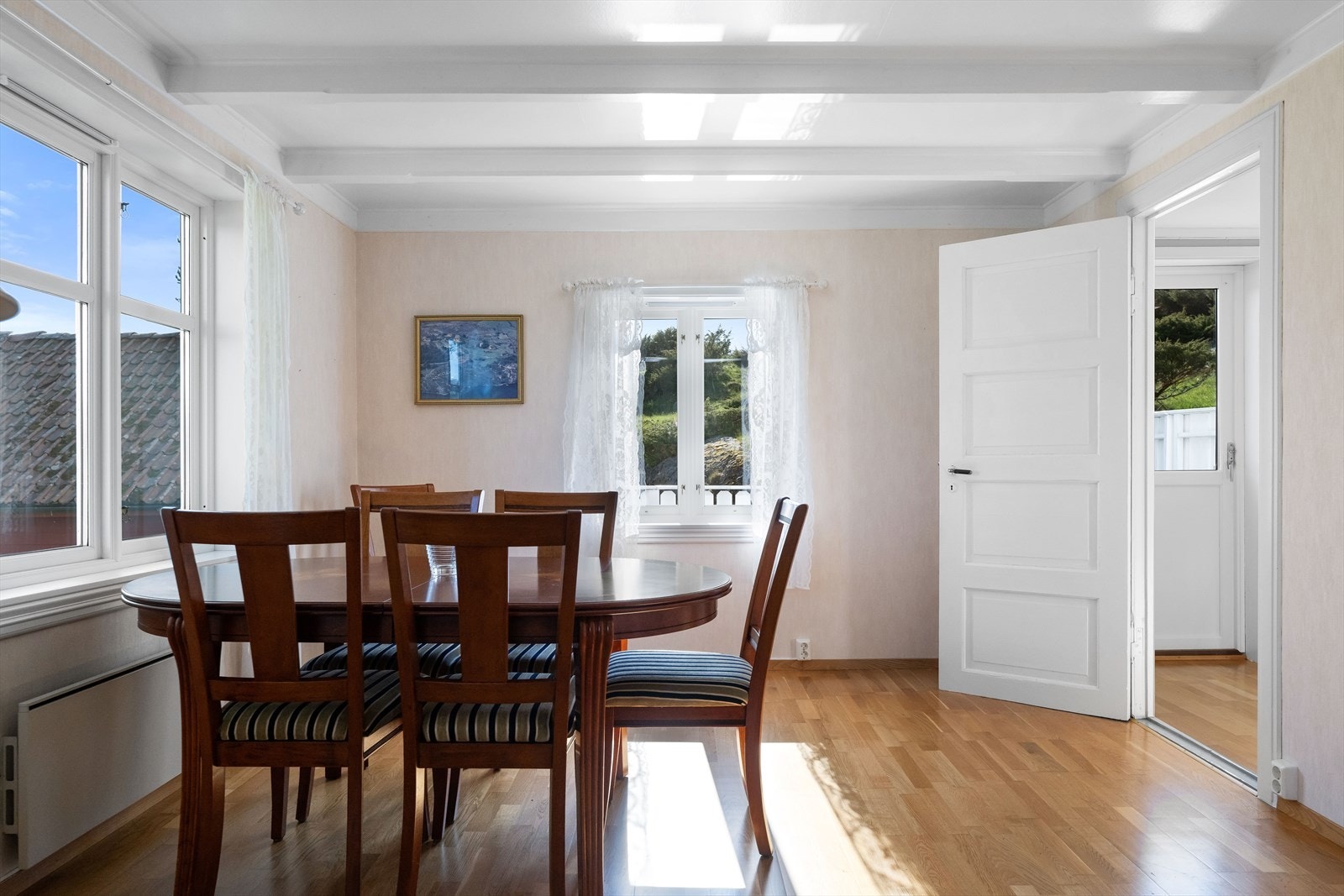 Oppvarmingen står en peisovn for. Galleribilde