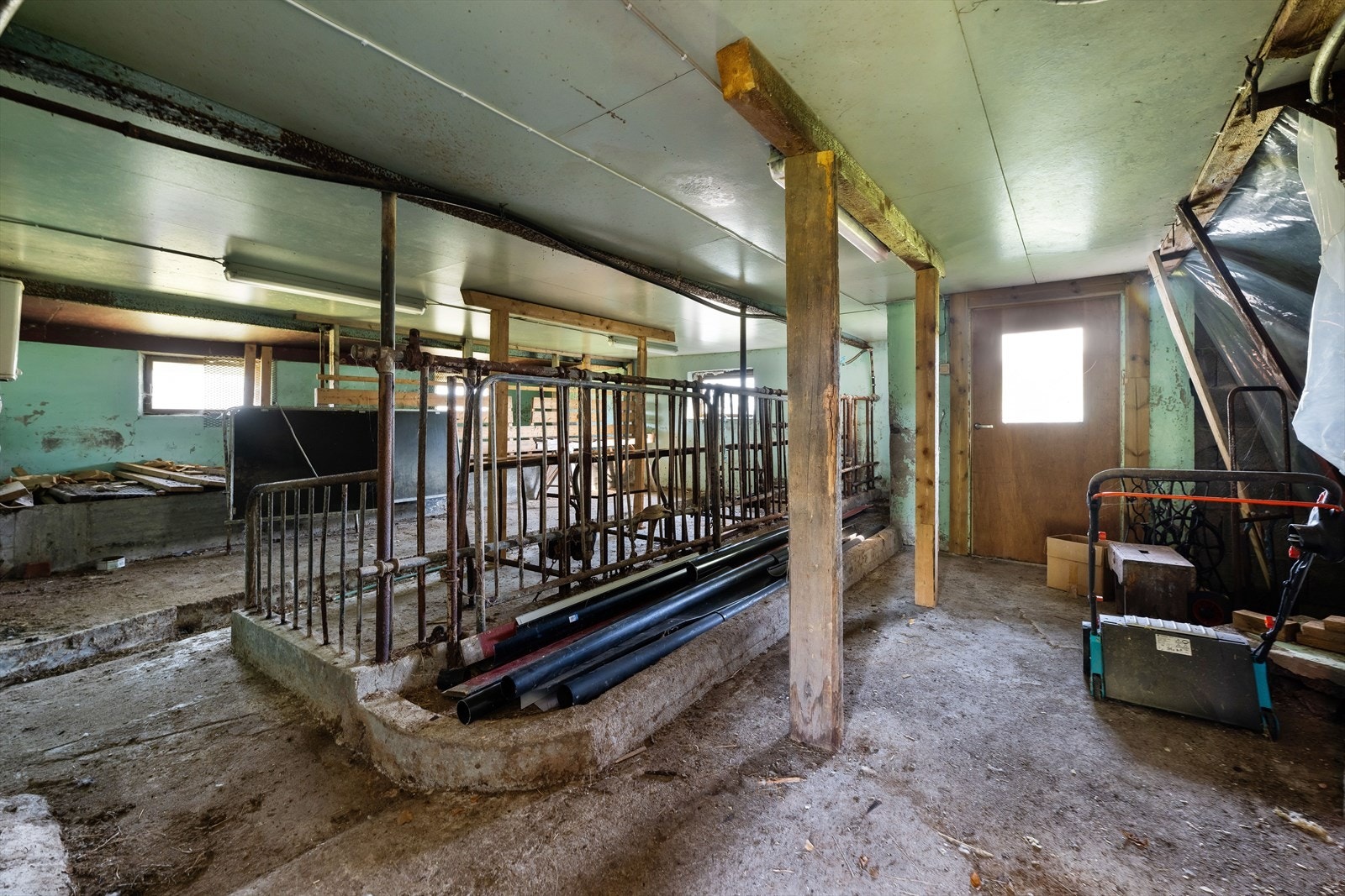 Flere innganger til arealene i denne etasjen. Galleribilde