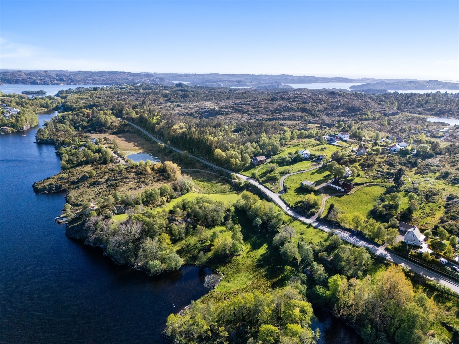 Områdebilde med drone. Galleribilde