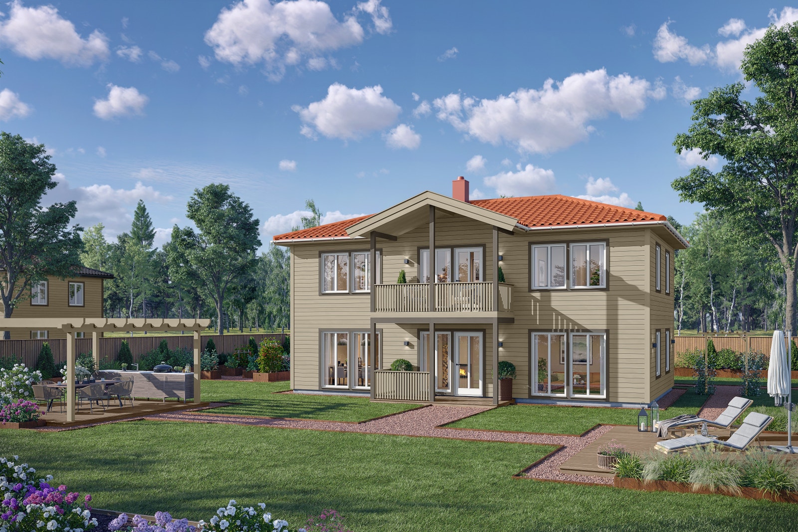 Husmodellen Tilde fra Lindehus, passer på tomt 1 og 2 Galleribilde