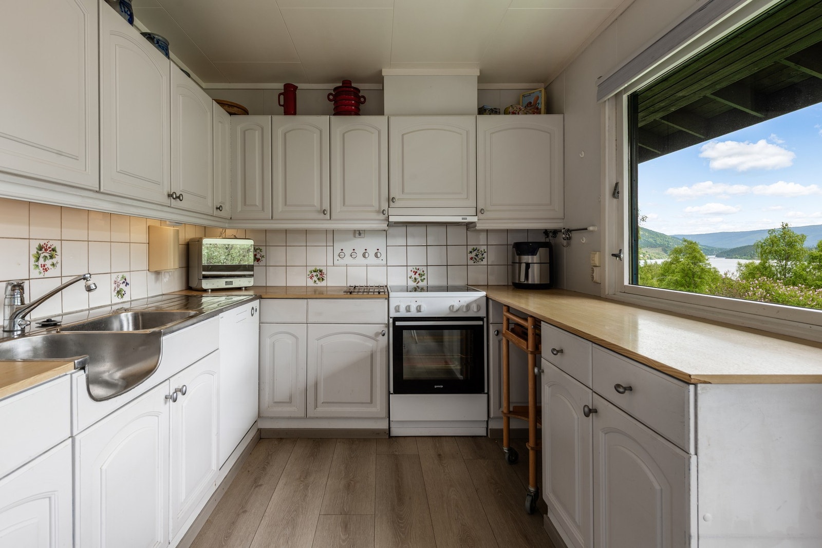 Kjøkken med fantastisk utsikt Galleribilde