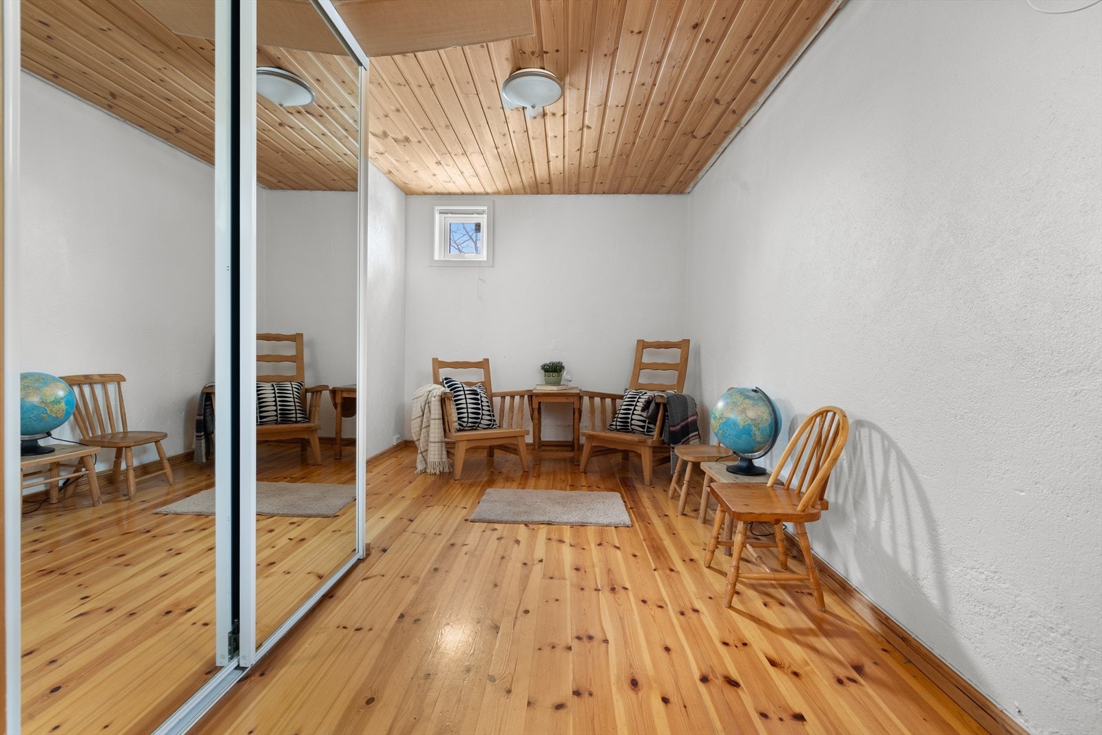 Ombyggingen er ikke byggemeldt, og er derfor ikke byggemeldt som rom for varig opphold Galleribilde