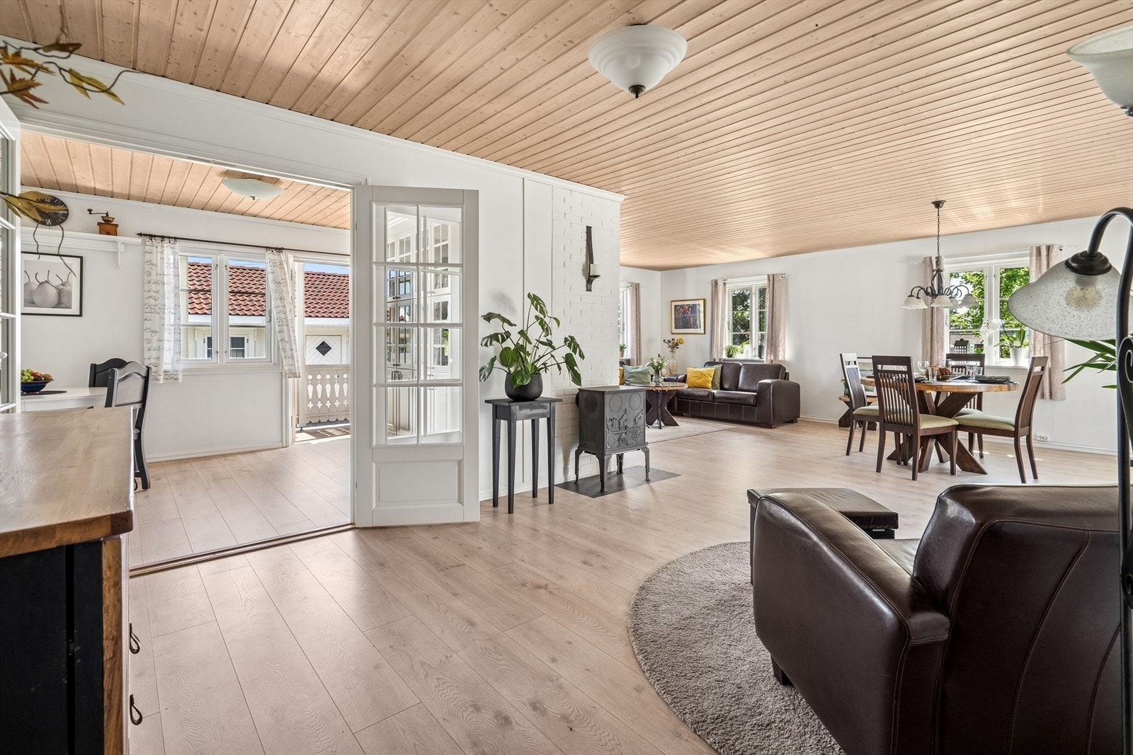 Stue og kjøkken er integrert på en svært god måte. Galleribilde