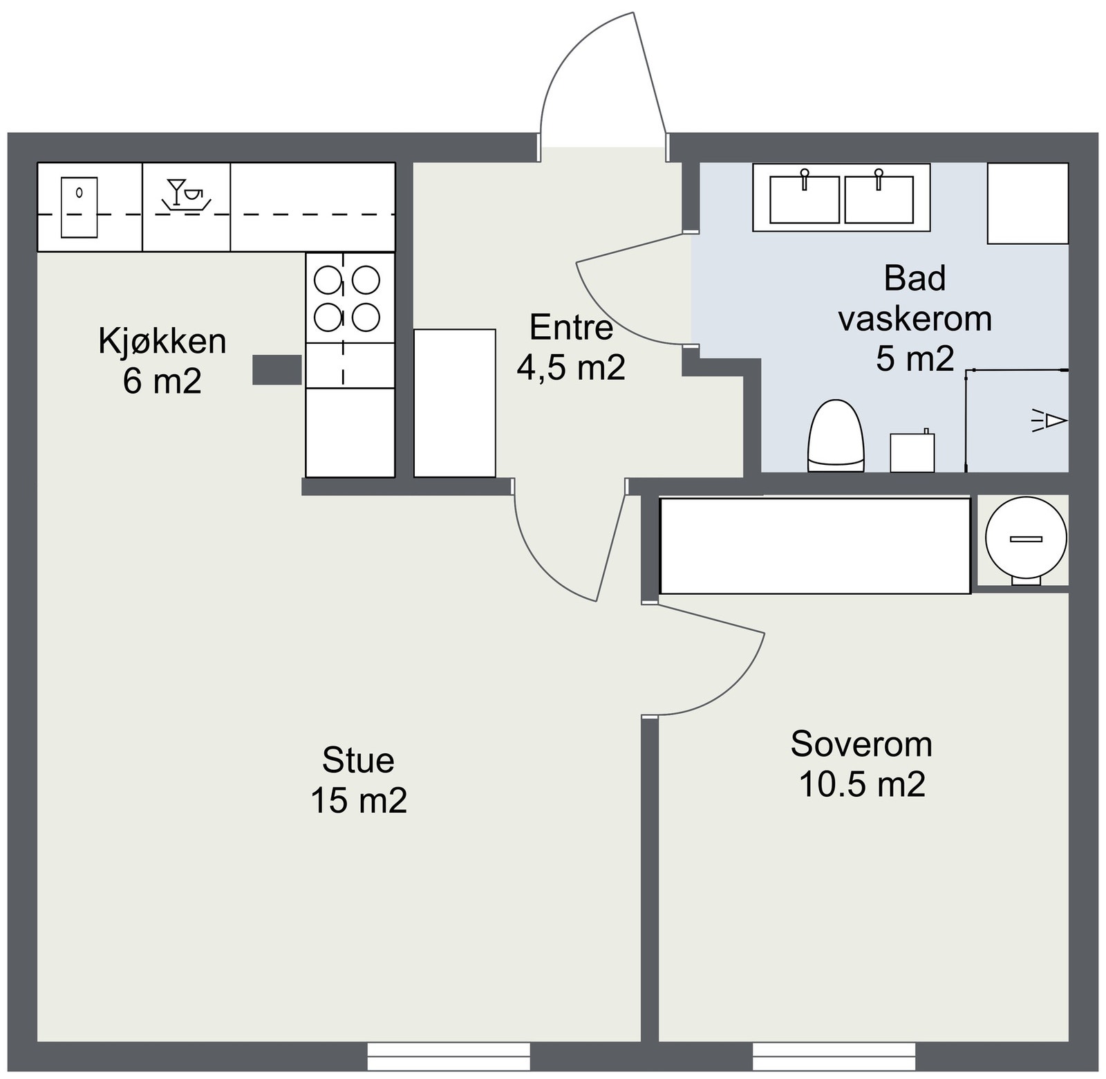 Planskisse. Galleribilde