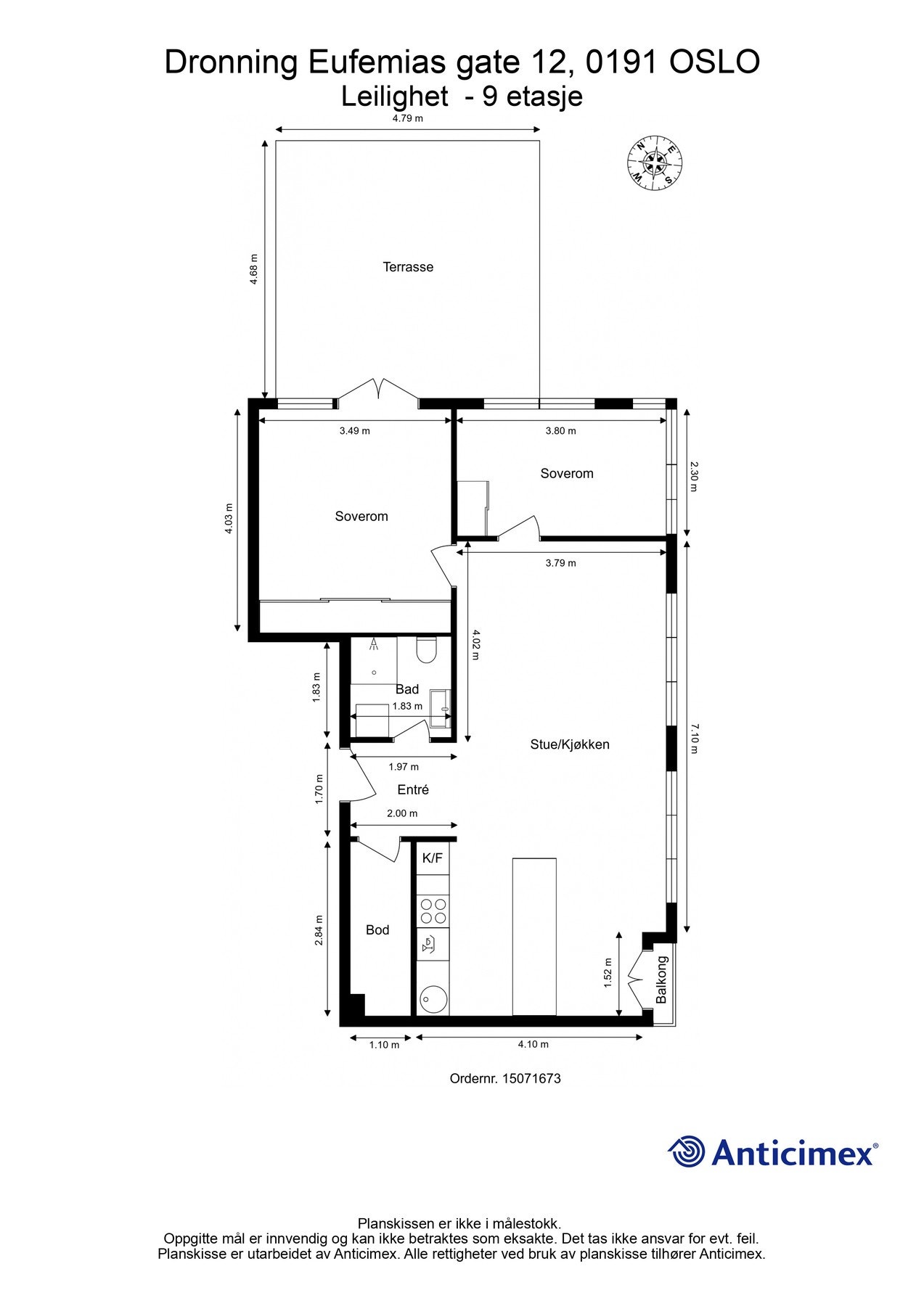 Plantegning. Galleribilde