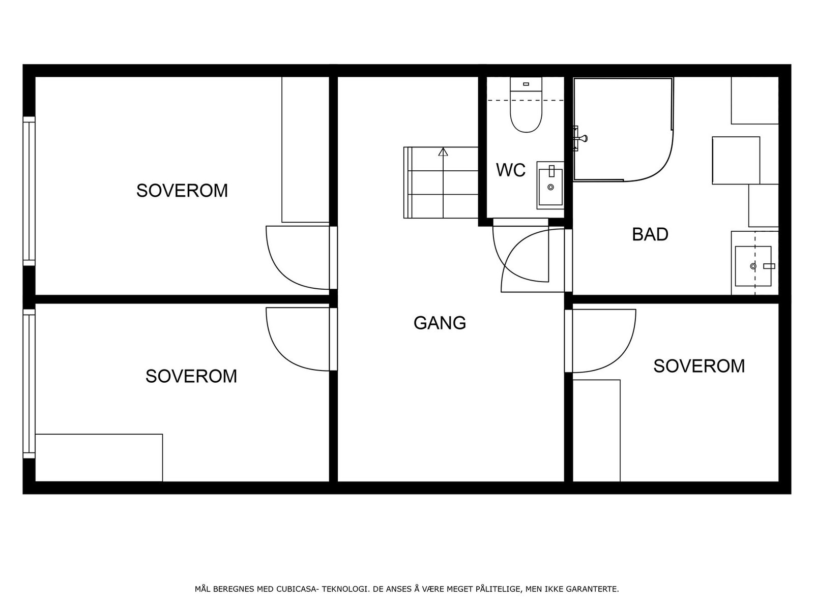 Veiledende planskisse underetasje Galleribilde