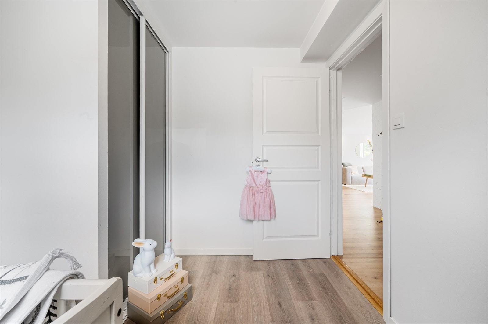 Også her er det skyvedørsgarderobe. Galleribilde
