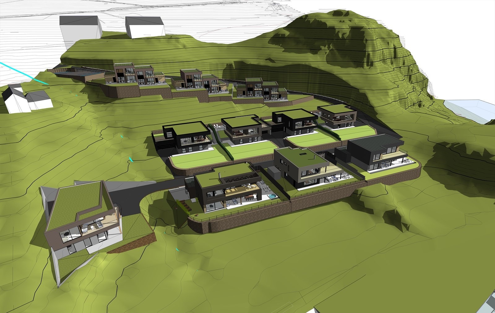 3158 BF Bolig_terreng_2023 - 3D View - Perspektiv 2.jpg Galleribilde