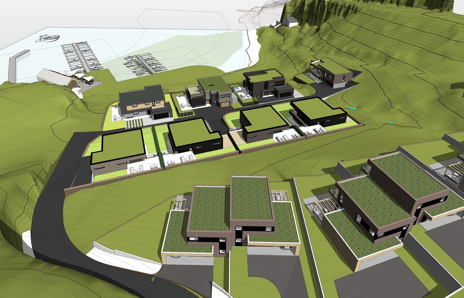 3158 BF Bolig_terreng_2023 - 3D View - Perspektiv 3.jpg Galleribilde