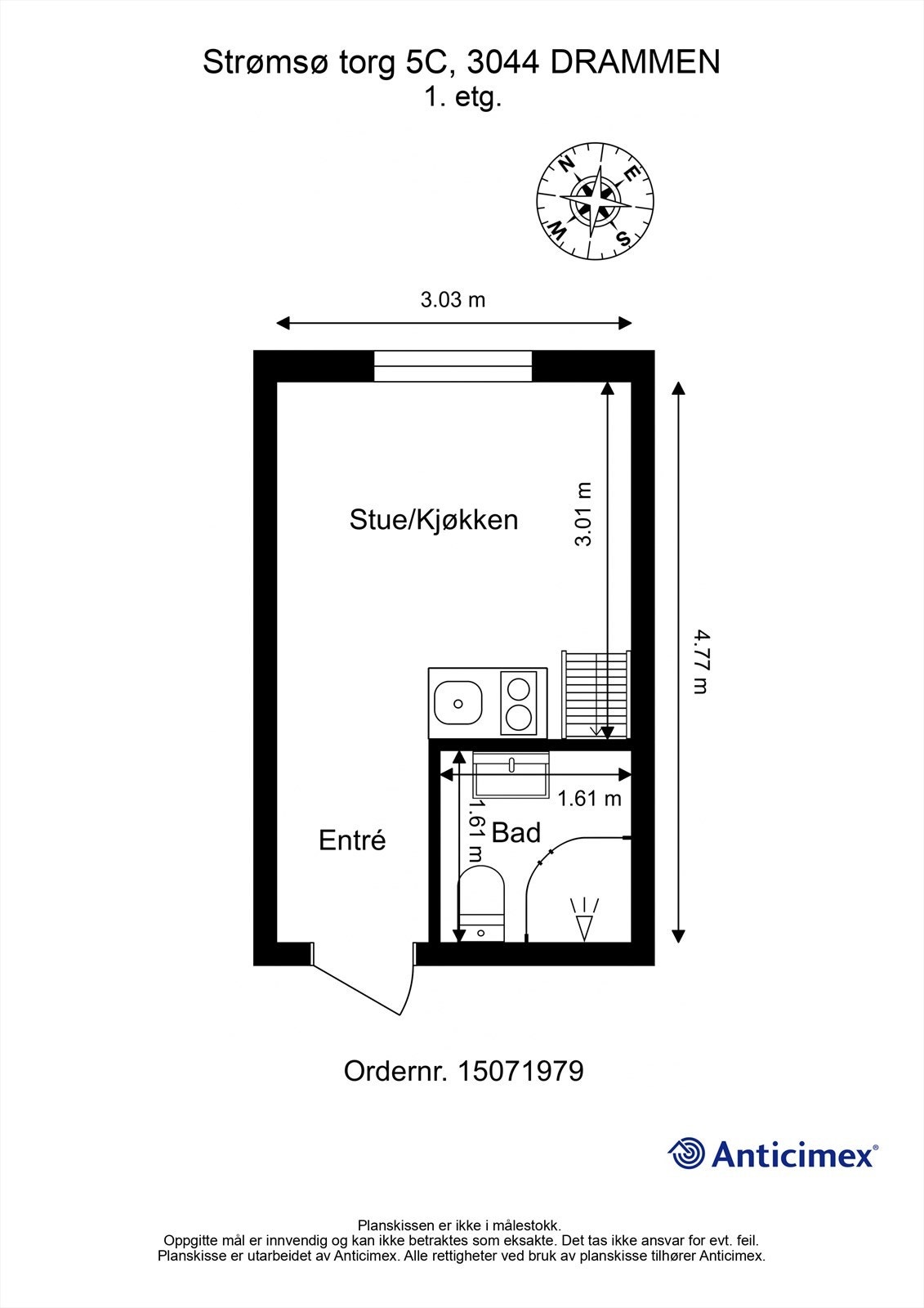 Plantegning - 1. etasje Galleribilde