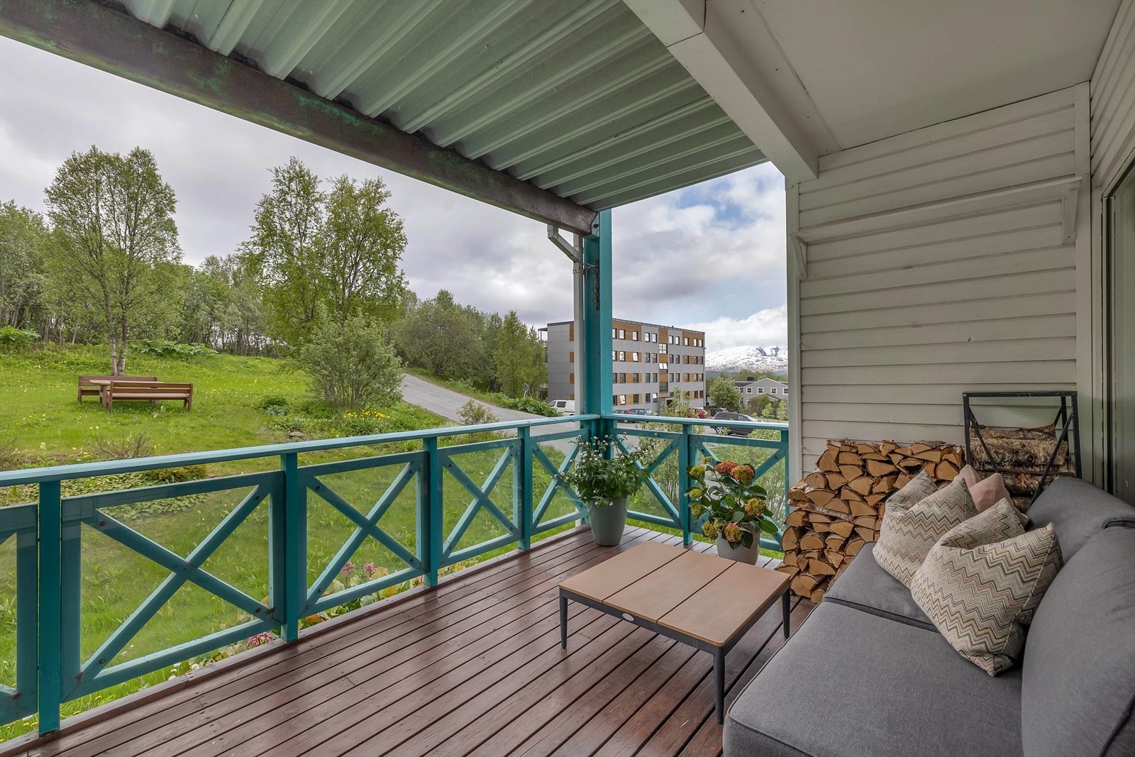 Her er det fint å sitte på godværsdager. Galleribilde