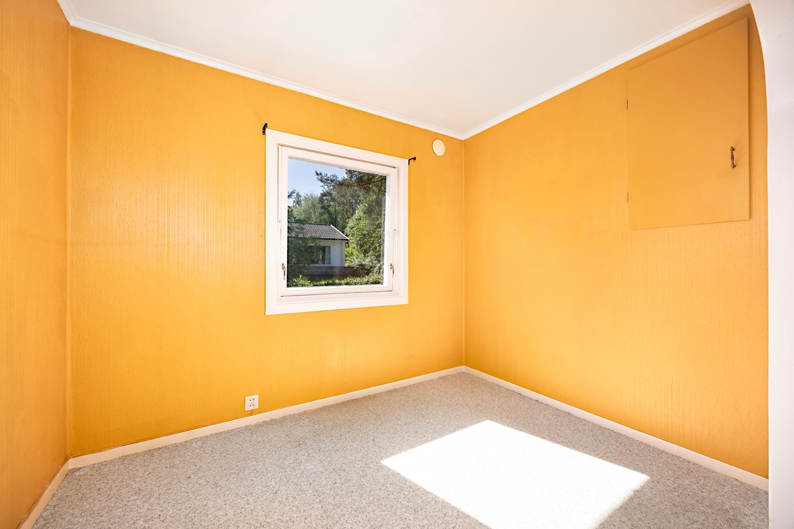 Dette rommet har blitt brukt til spisestue, men kan bli et tredje soverom Galleribilde