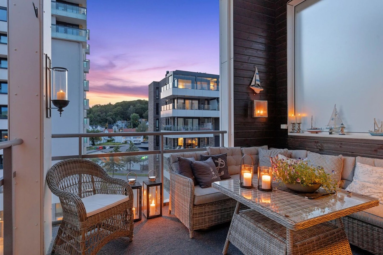 Et herlig sted å kose seg til sent på kveld! Galleribilde