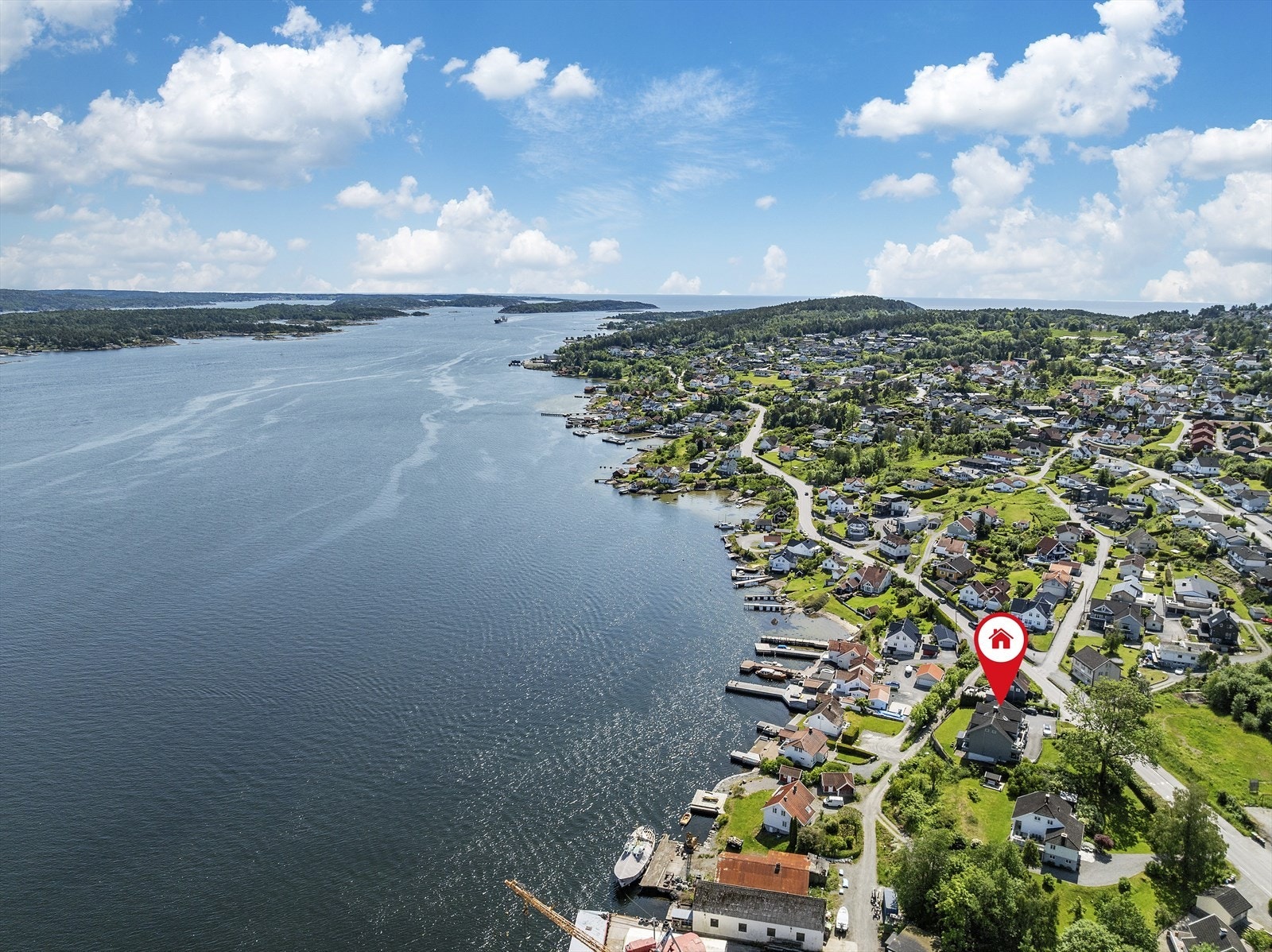 Dronefoto Galleribilde